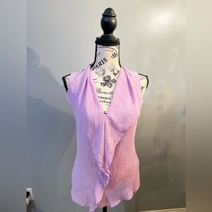 Vera Wang Sheer Purple Tank Size Small